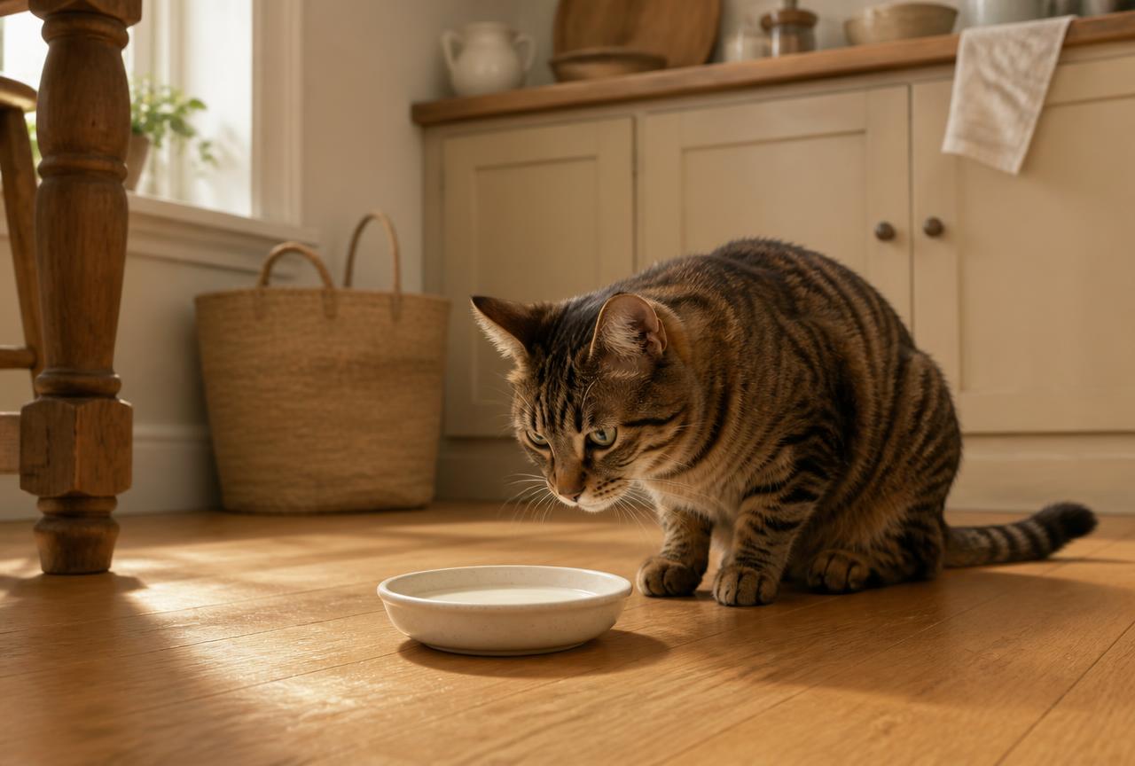 Cover photo for the article Can cats drink milk? What the saucer myth gets wrong