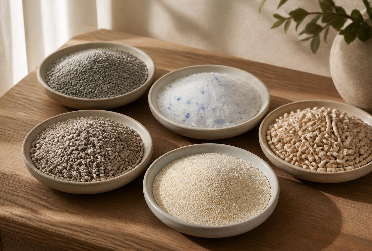Cover photo for the article Cat litter: what nine types actually do