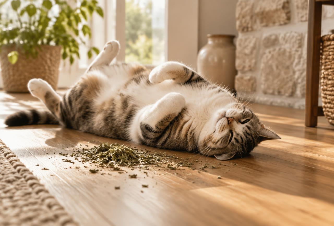 Cover photo for the article Catnip: why some cats lose their minds, and others shrug
