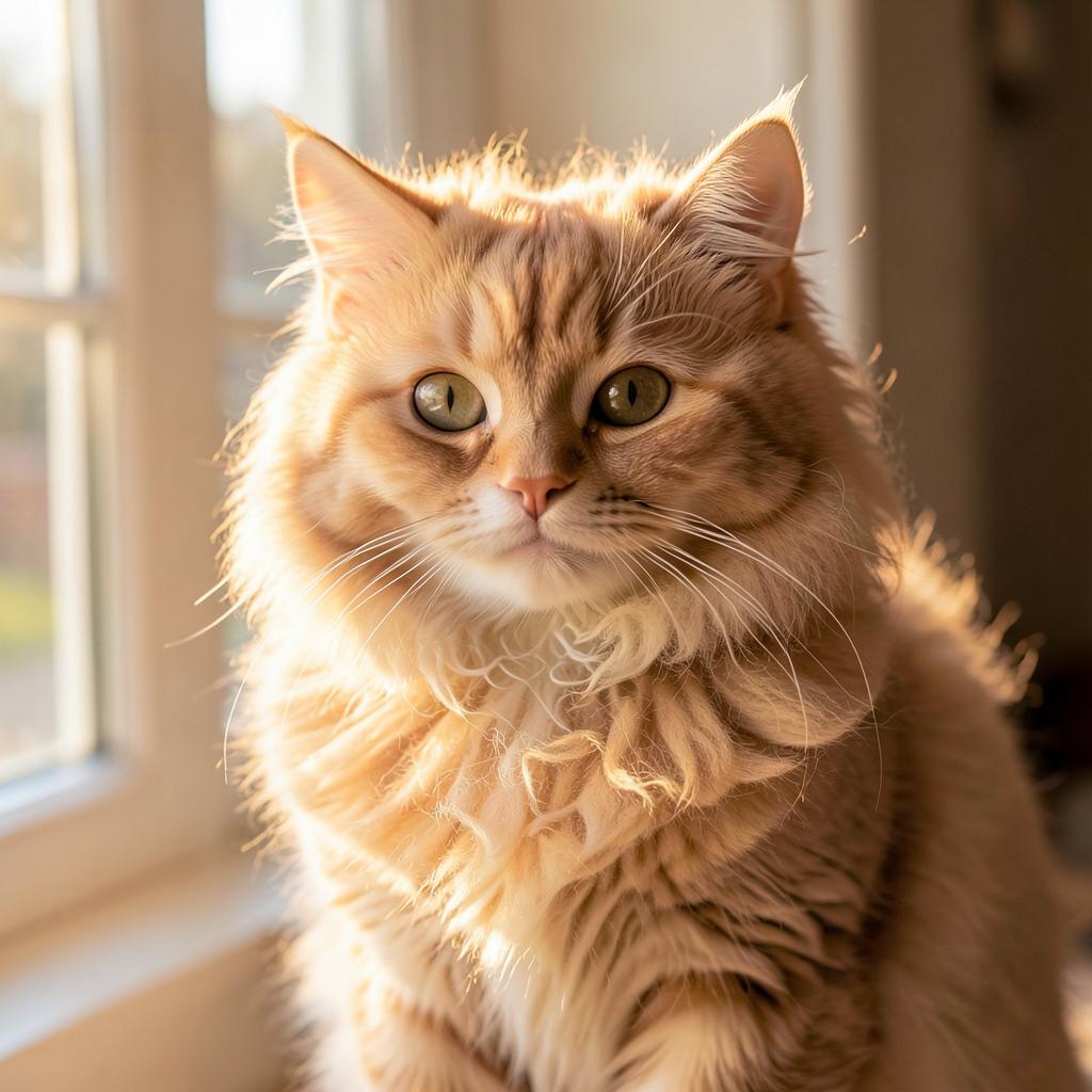LaPerm cat portrait