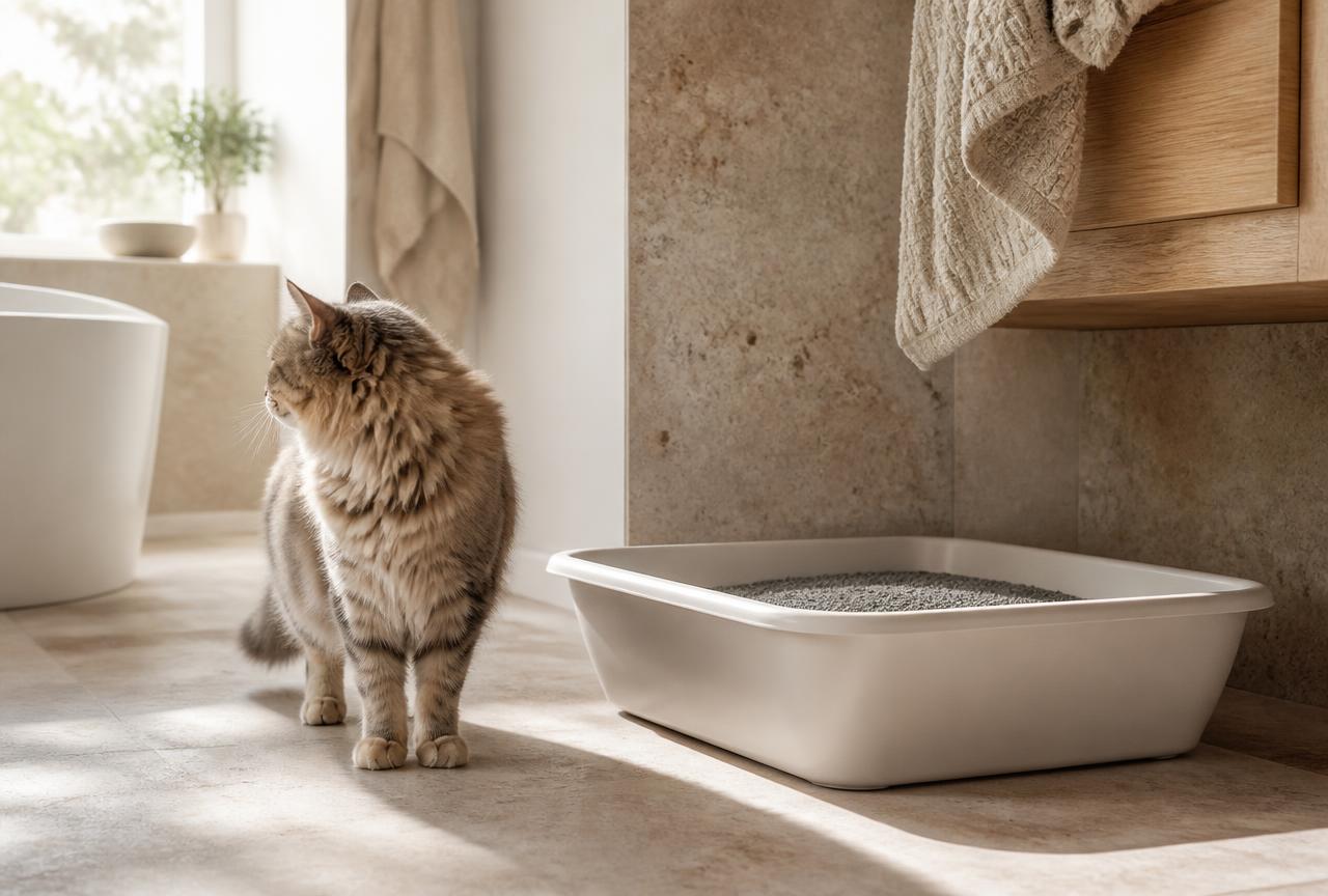 Cover photo for the article Litter box problems: why cats stop using the tray