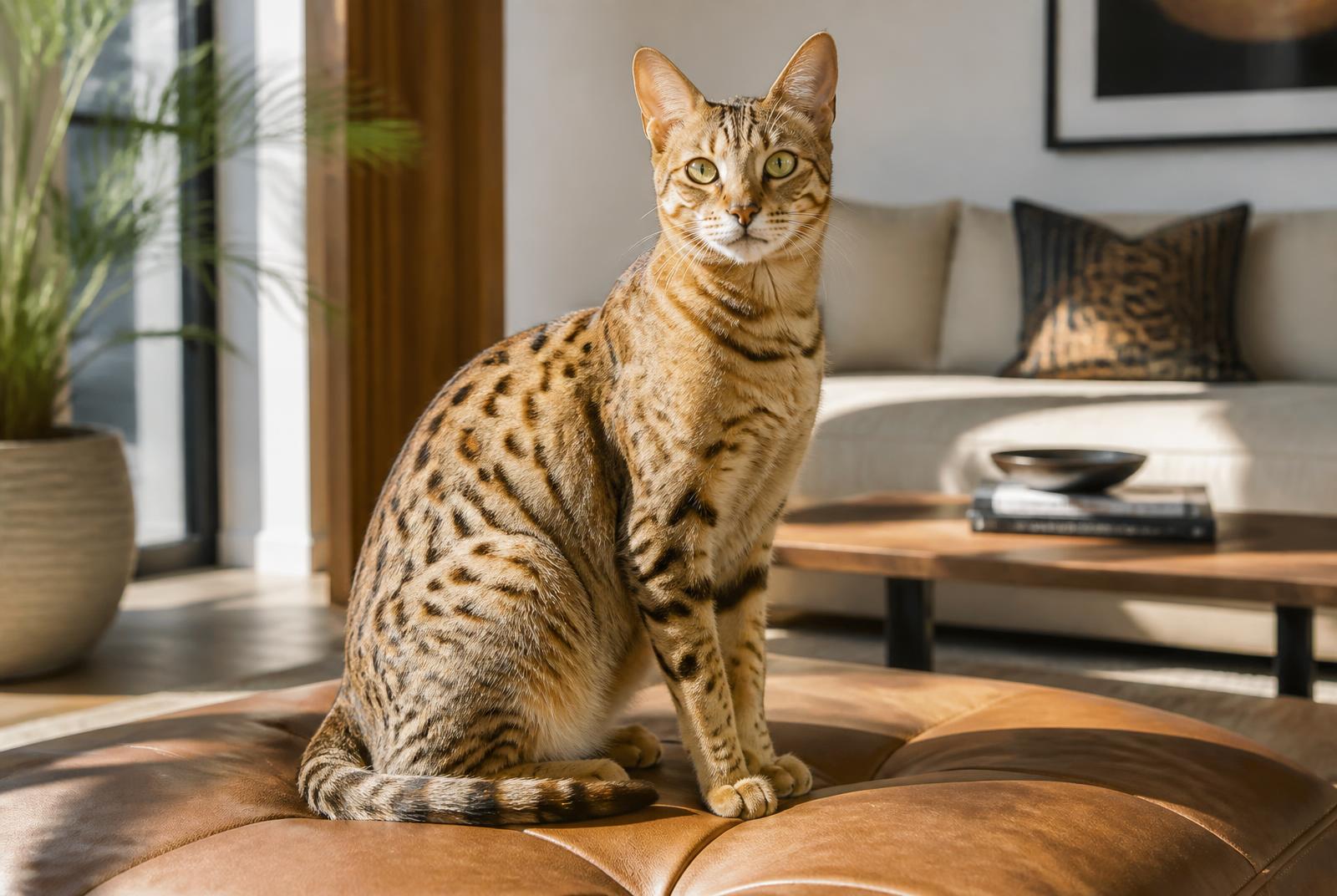 Ocicat cat portrait