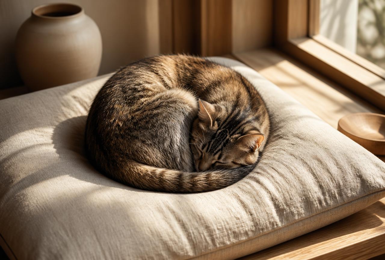 Cover photo for the article Why do cats sleep so much? Normal hours, odd habits and the red flags