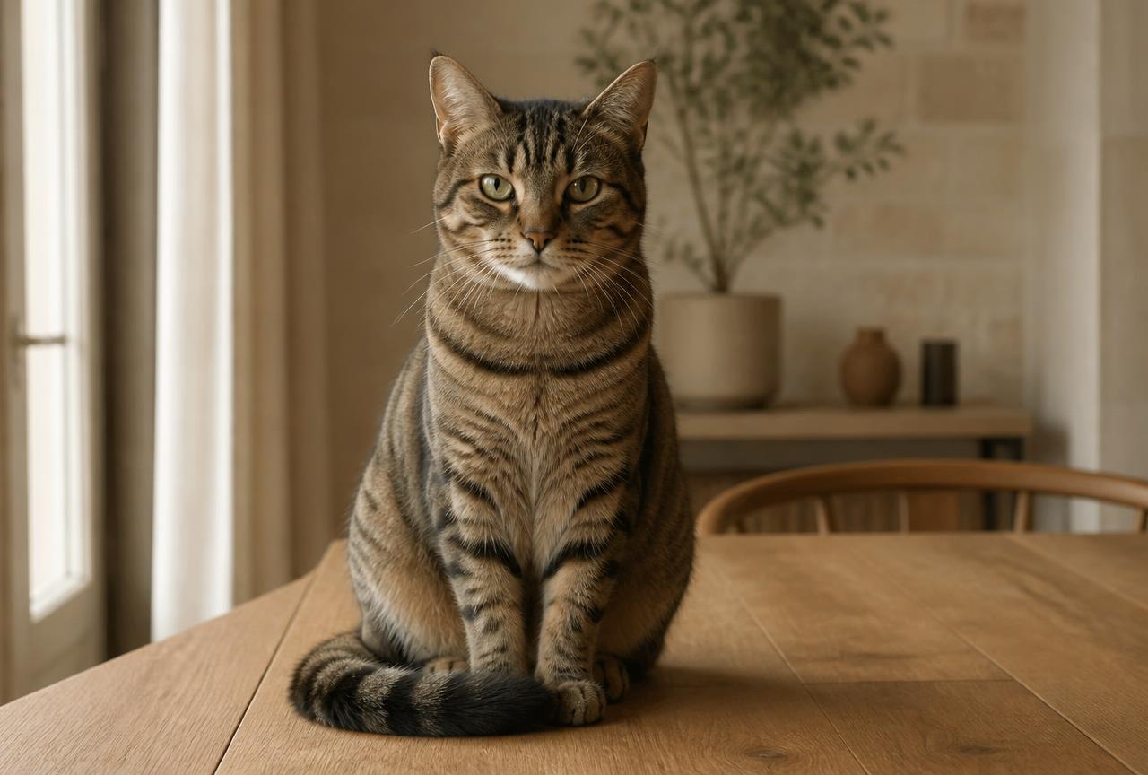 Cover photo for the article Why does my cat stare at me? Reading the slow blink and the hard stare